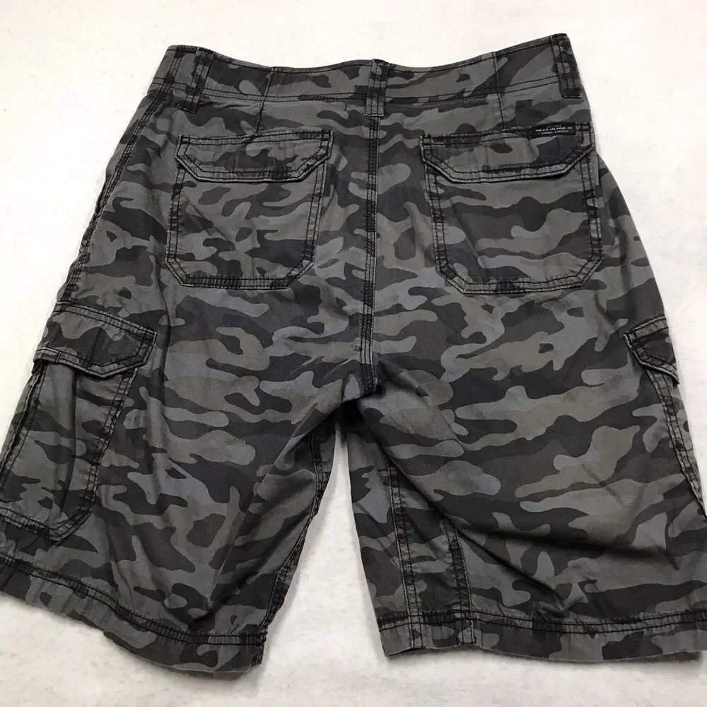 LEE Extreme Motion Performance Cargo Shorts Men 32 Green Camo
